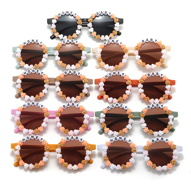 PC al por mayor 2023 NUEVA AMELIA Capri Flower Kids Gafas de sol